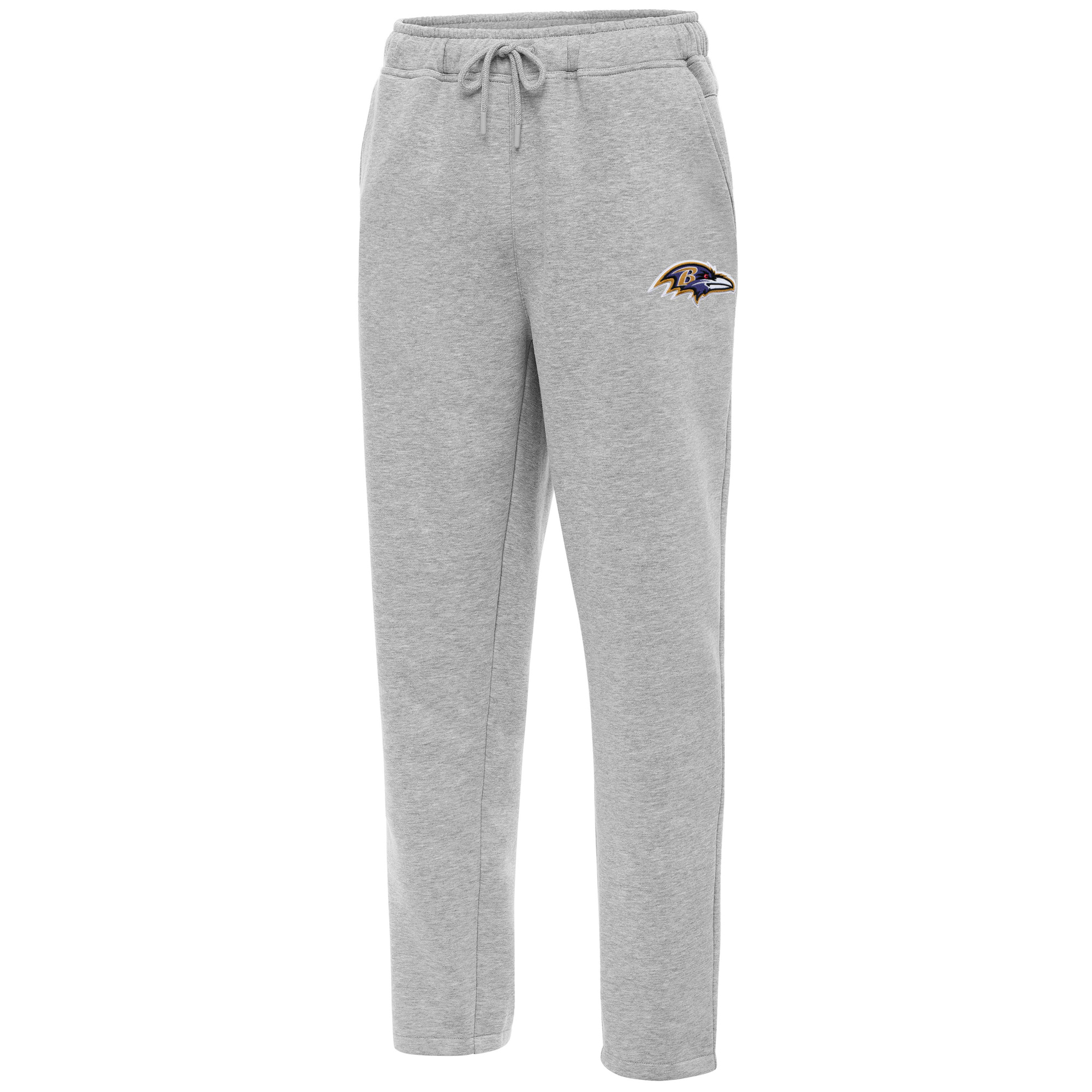 Men's Antigua Heather Gray Baltimore Ravens Victory Sweatpants