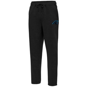 Men's Antigua Black Carolina Panthers Victory Sweatpants