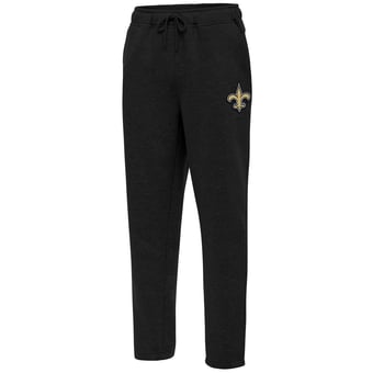 Men's Antigua Black New Orleans Saints Victory Sweatpants