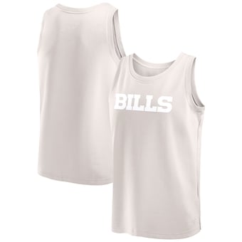 Men's Fanatics Cream Buffalo Bills Elements Tank Top