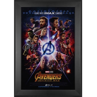Chris Pratt Avengers Infinity War Autographed Framed 11" x 17" Movie Poster