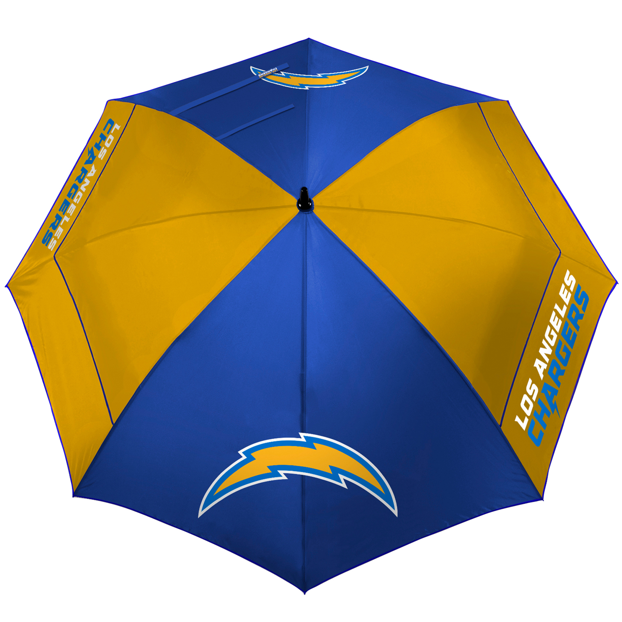 WinCraft Los Angeles Chargers 62″ WindSheer Lite Golf Umbrella WinCraft Los Angeles Chargers 62″ WindSheer Lite Golf Umbrella