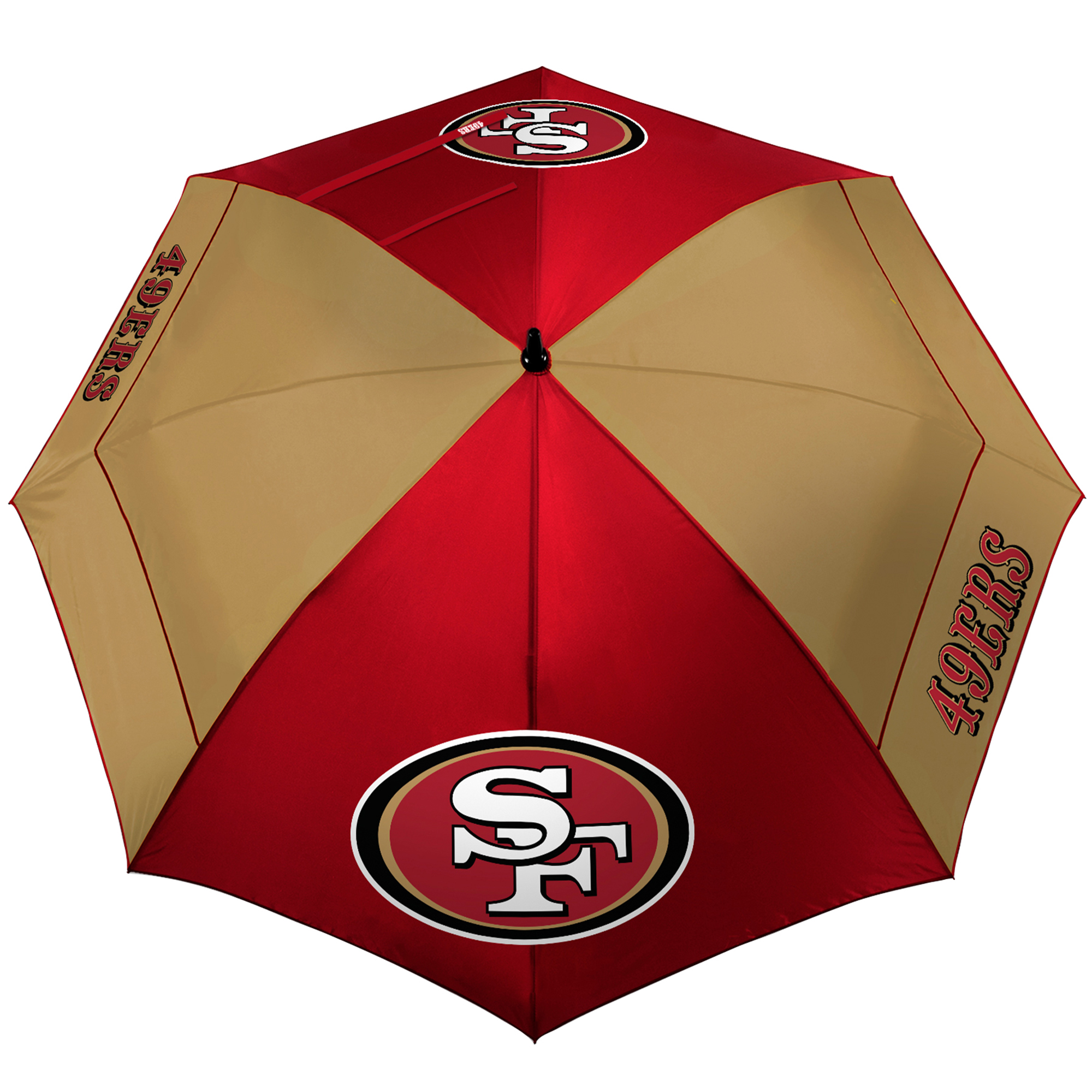 WinCraft San Francisco 49ers 62″ WindSheer Lite Golf Umbrella WinCraft San Francisco 49ers 62″ WindSheer Lite Golf Umbrella