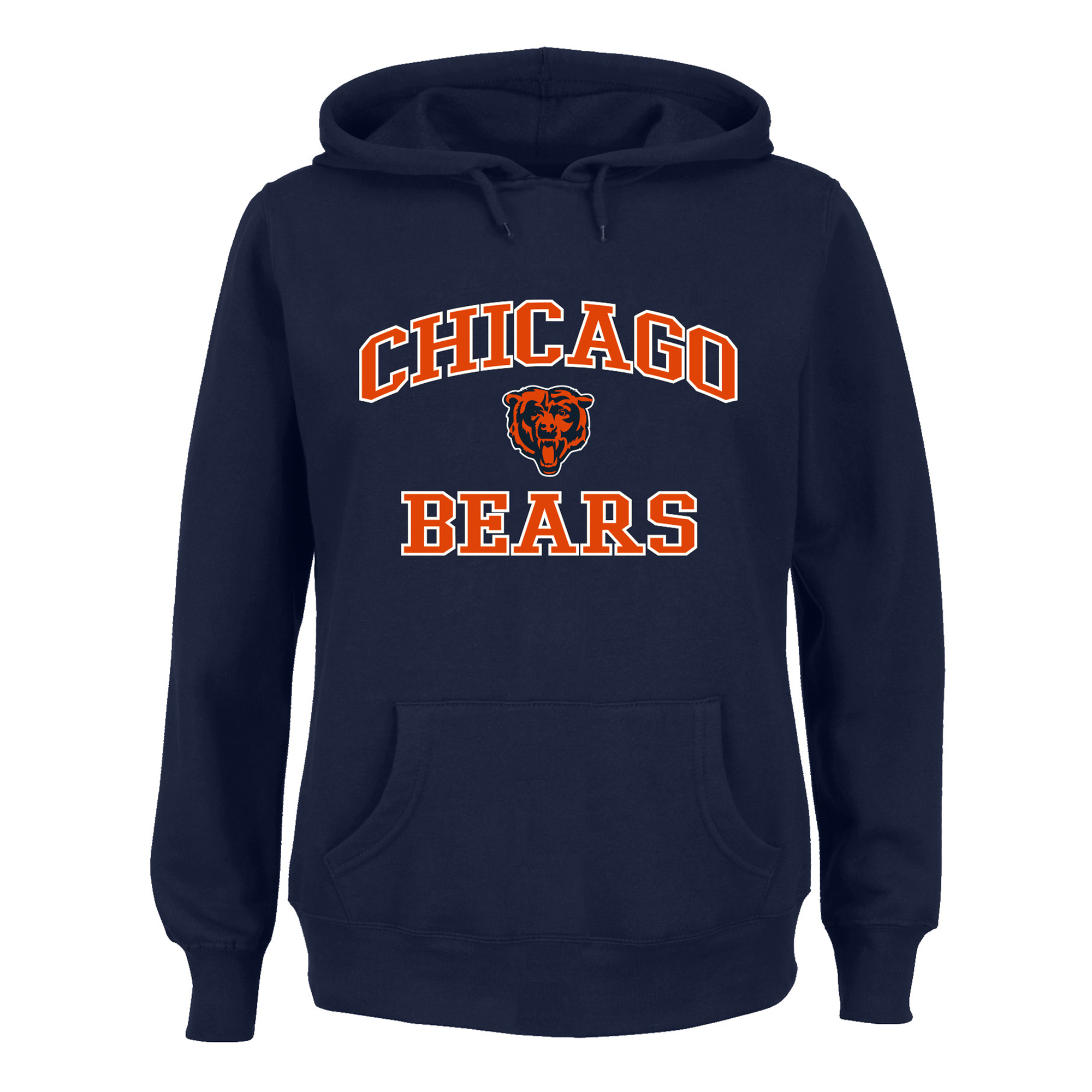 Women's Fanatics Navy Chicago Bears Plus Size Heart & Soul Hoodie