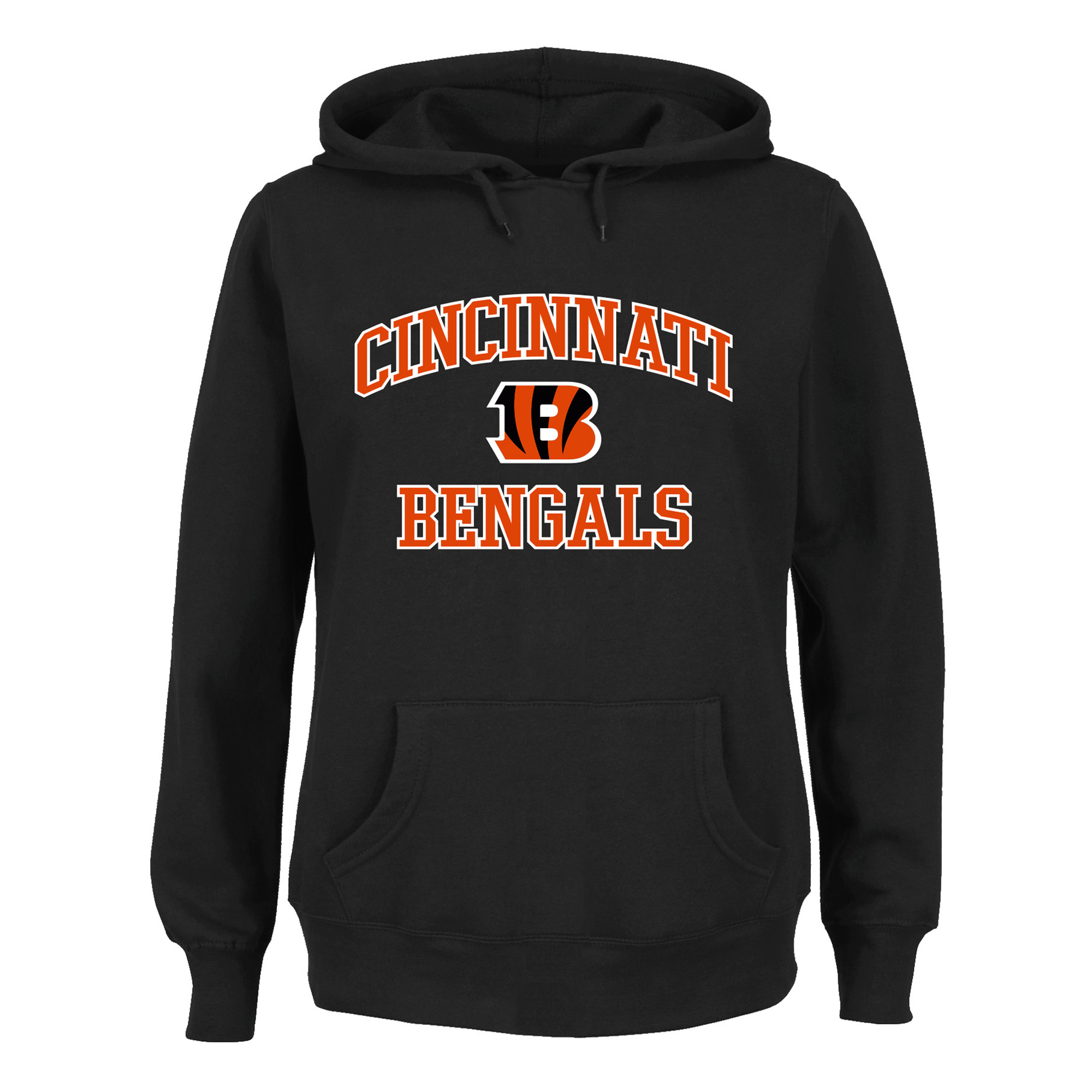 Women's Fanatics Black Cincinnati Bengals Plus Size Heart & Soul Hoodie