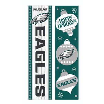 Philadelphia Eagles 47" Double Sided Christmas Leaner Fan Sign
