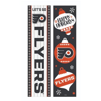 Philadelphia Flyers 47" Double Sided Christmas Leaner Fan Sign