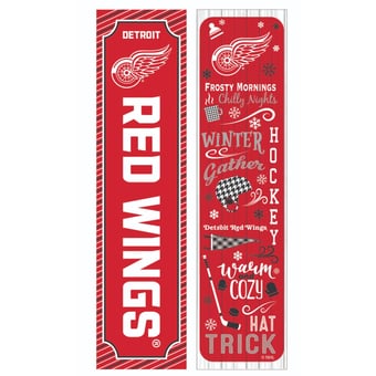 Detroit Red Wings 47" Double Sided Winter Leaner Fan Sign