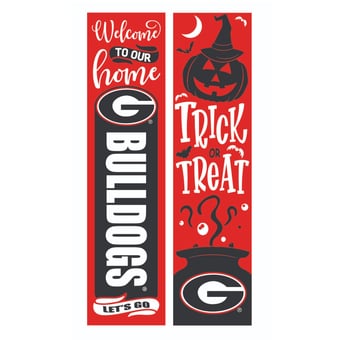 Georgia Bulldogs 47" Double Sided Halloween Leaner Fan Sign