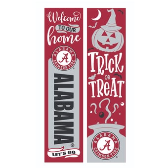 Alabama Crimson Tide 47" Double Sided Halloween Leaner Fan Sign