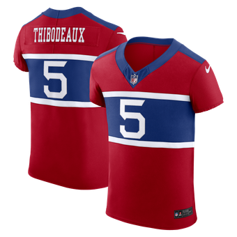 Men's Nike Kayvon Thibodeaux Red New York Giants Alternate Vapor F.U.S.E. Elite Jersey