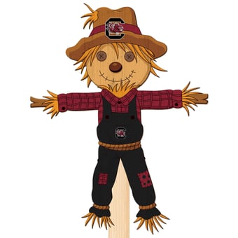 South Carolina Gamecocks 12" Scarecrow Yard Stake