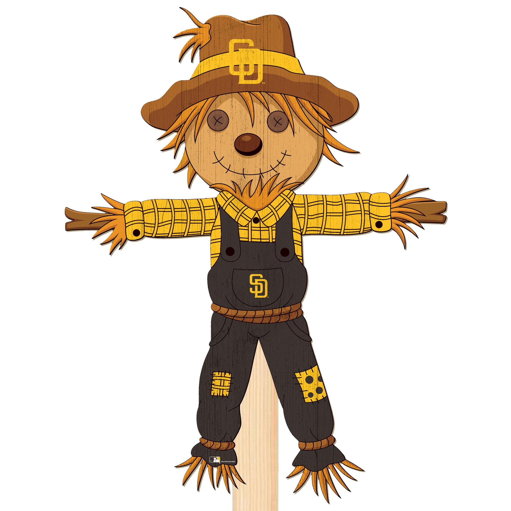 San Diego Padres 12" Scarecrow Yard Stake