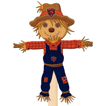 Chicago Bears 12" Scarecrow Yard Stake