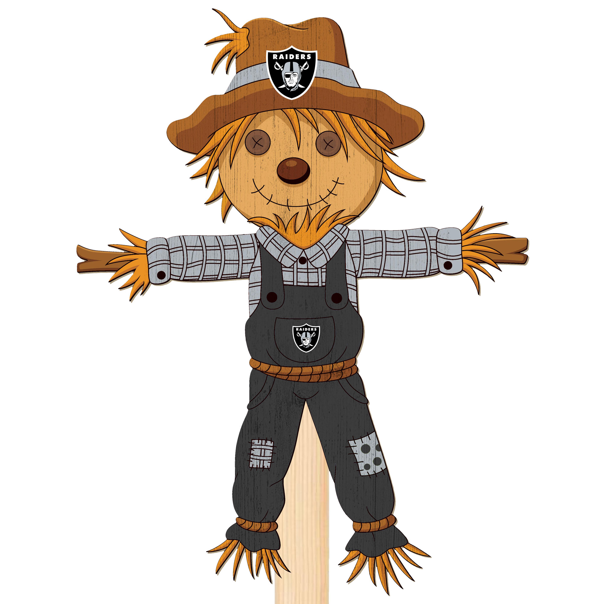 Las Vegas Raiders 12" Scarecrow Yard Stake