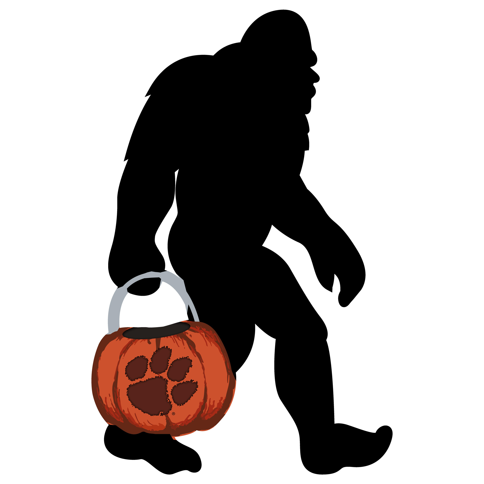 Clemson Tigers 12" Bigfoot Halloween Yard Stake