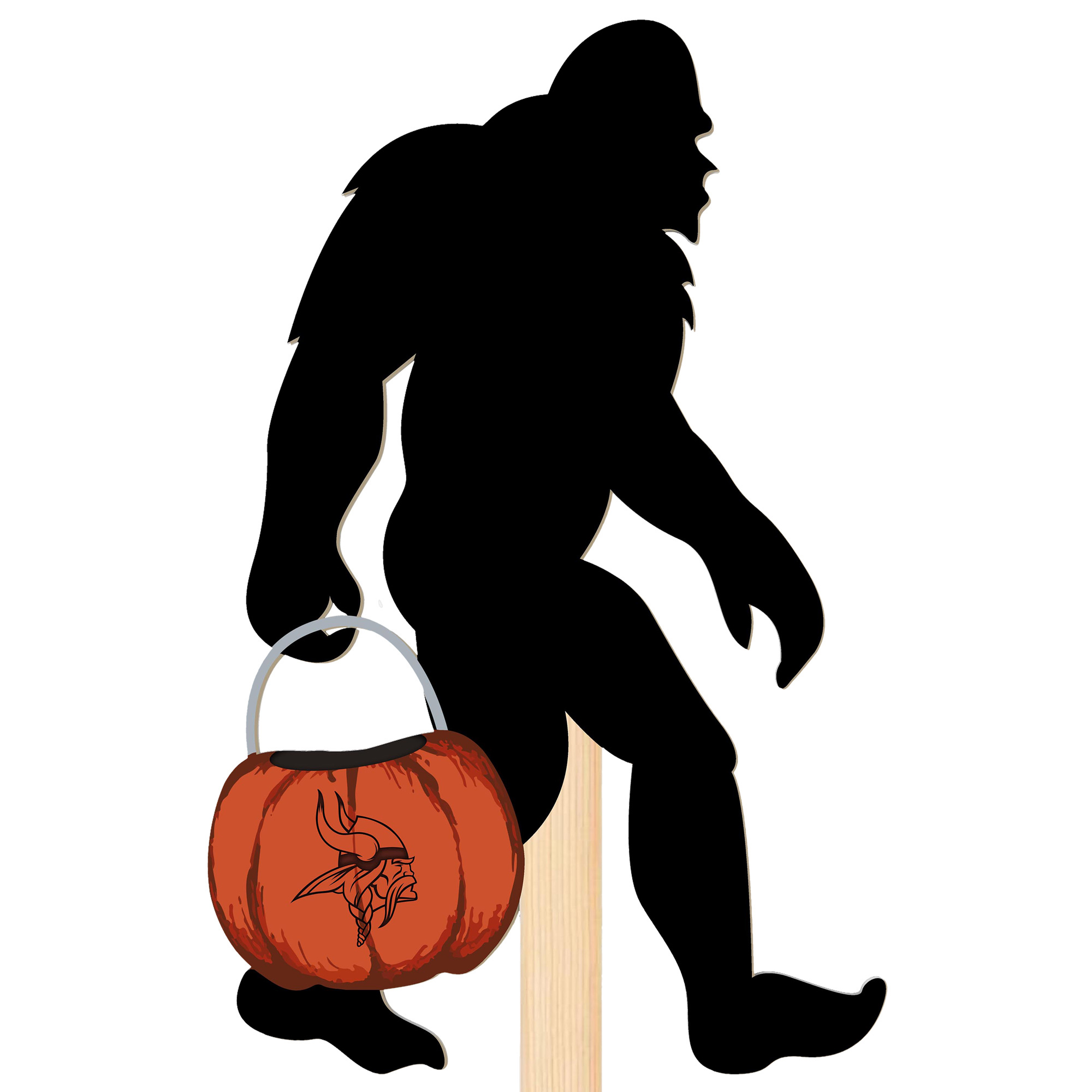 Minnesota Vikings 12" Bigfoot Halloween Yard Stake