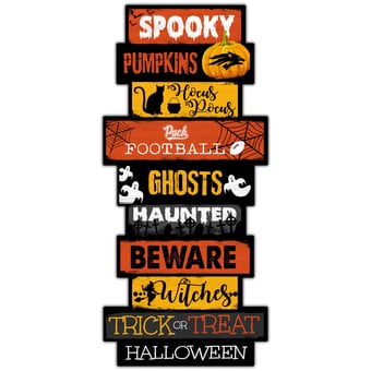 Nevada Wolf Pack 24'' Halloween Celebration Stack Sign