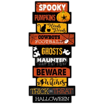 Dallas Cowboys 24'' Halloween Celebration Stack Sign