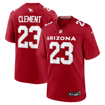 Men's Nike Corey Clement Cardinal Arizona Cardinals Team Game Jersey