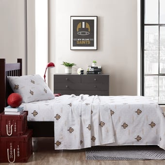 New Orleans Saints Twin Bedding Sheet Set