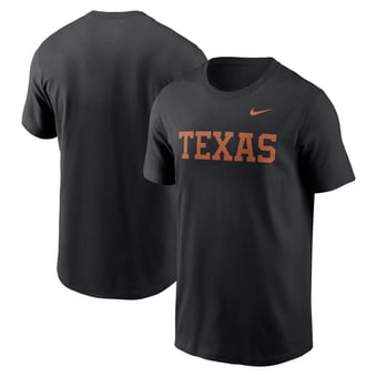 Men's Nike Black Texas Longhorns Primetime Wordmark T-Shirt