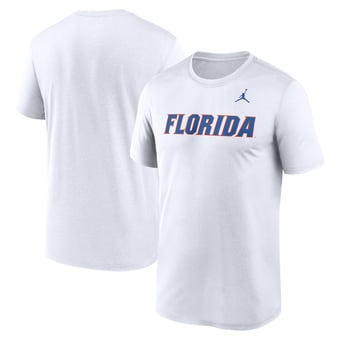 Men's Jordan Brand White Florida Gators Primetime Legend Wordmark T-Shirt