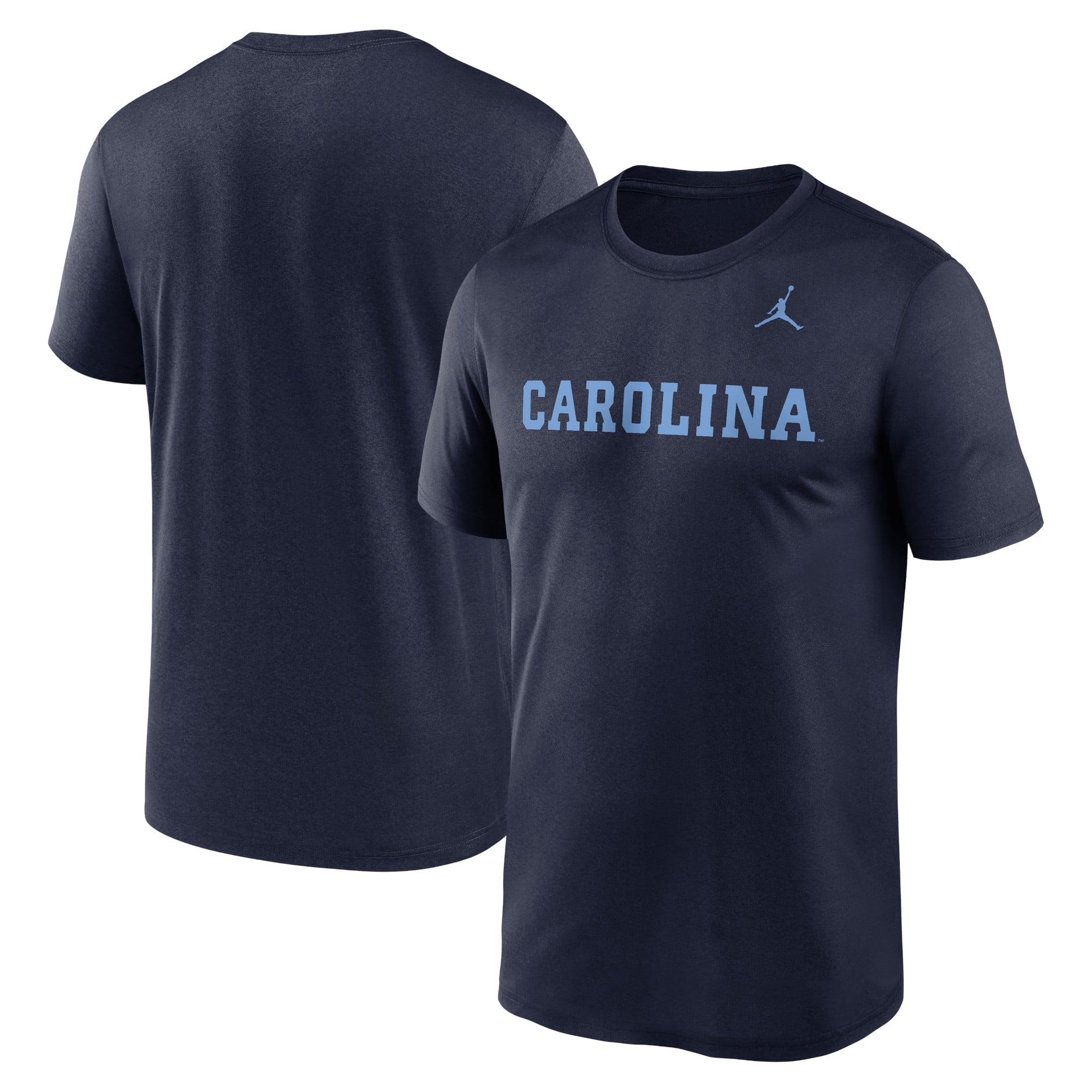 Men's Jordan Brand Navy North Carolina Tar Heels Primetime Legend Wordmark T-Shirt