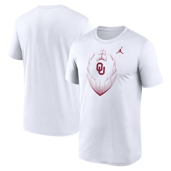 Men's Jordan Brand White Oklahoma Sooners Primetime Legend Icon Performance T-Shirt