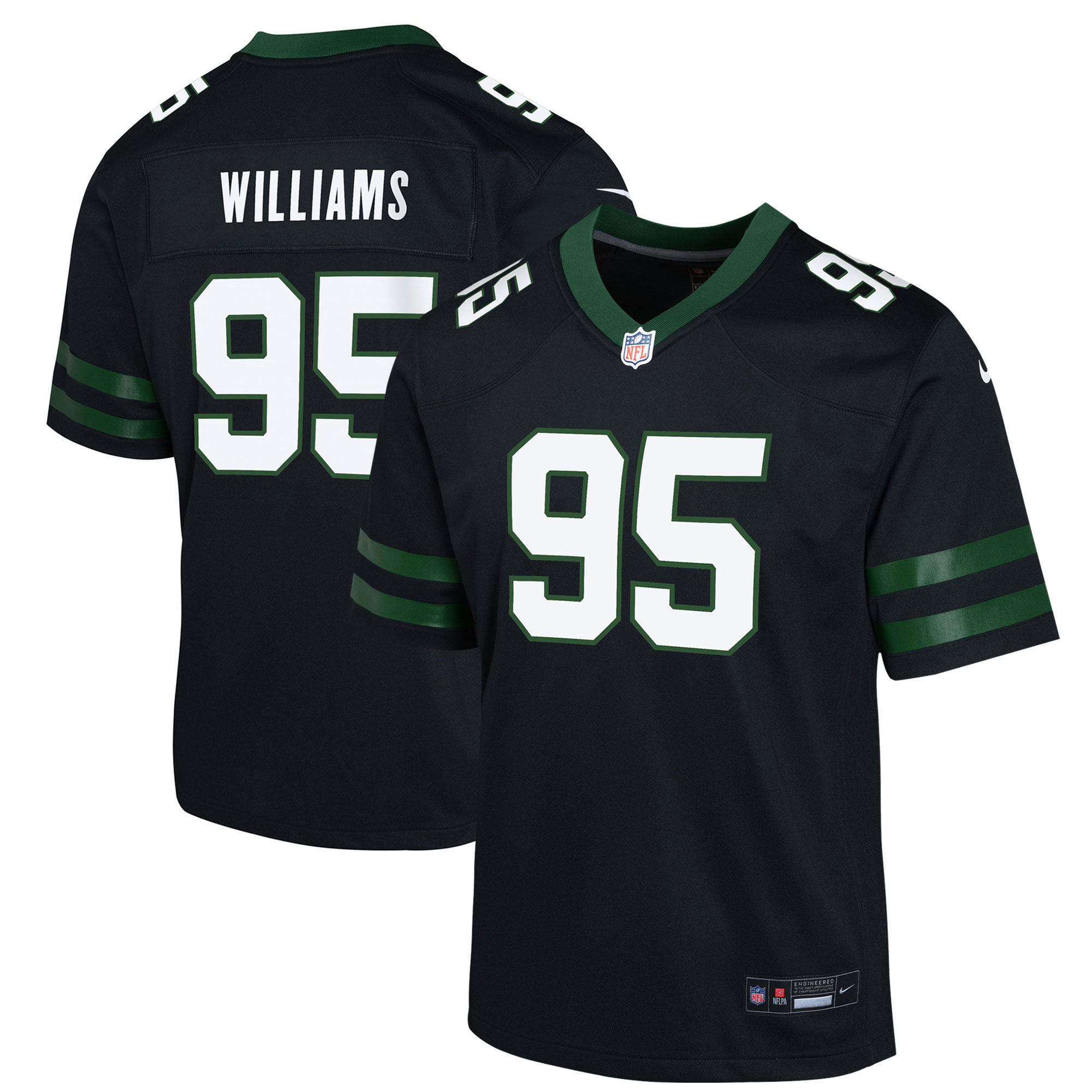 Youth Nike Quinnen Williams Black New York Jets Game Jersey