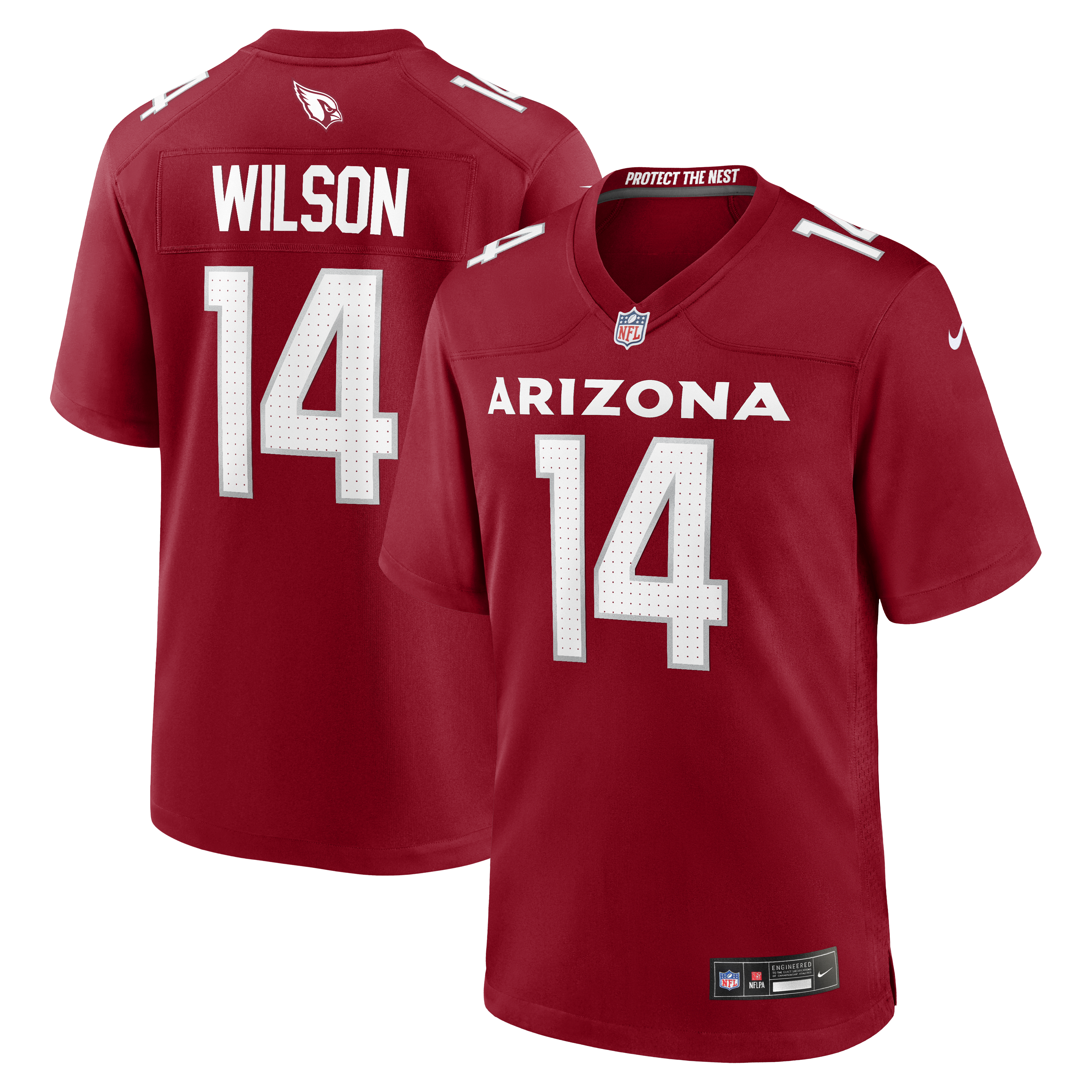 Men's Nike Michael Wilson  Cardinal Arizona Cardinals Team Game Jersey