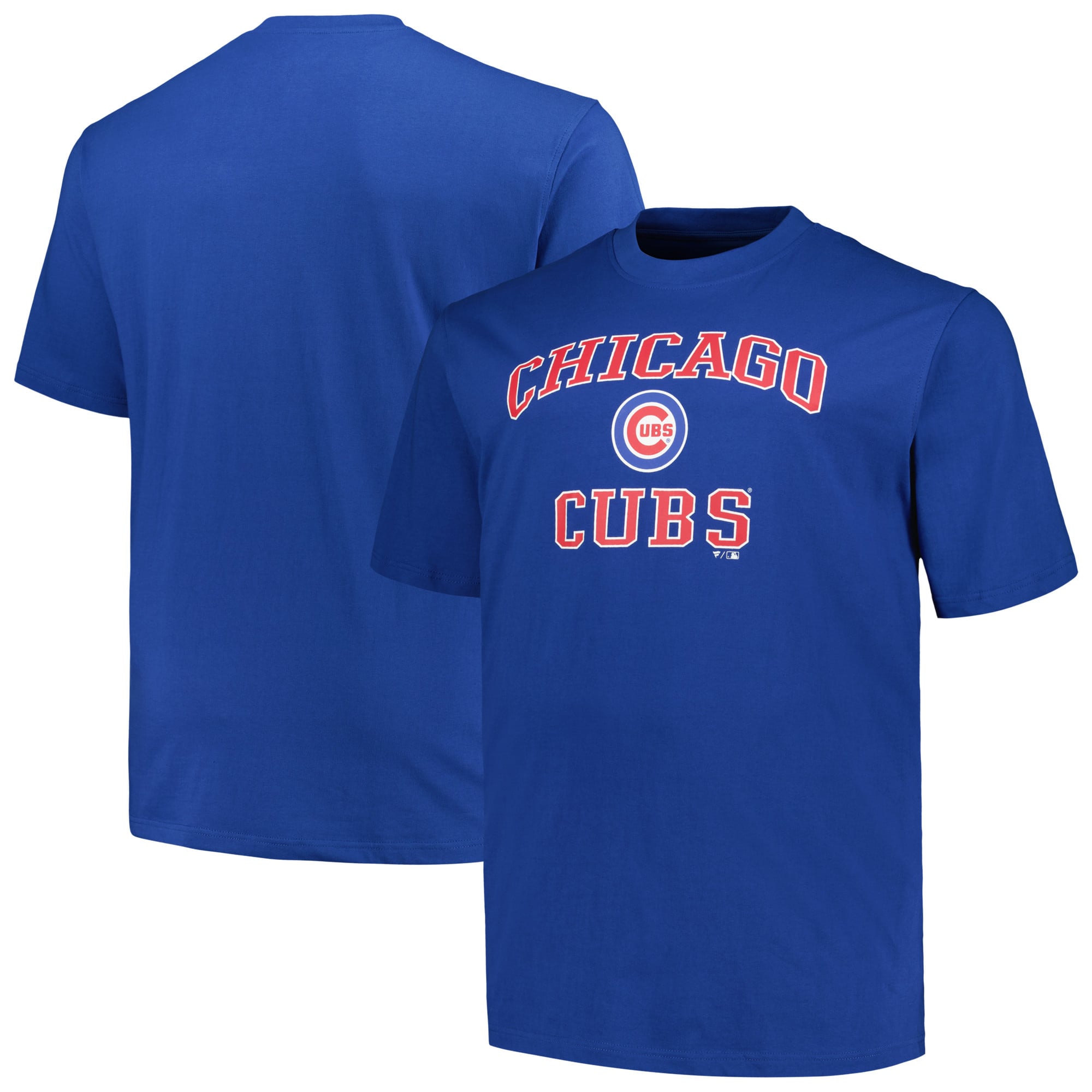 Men's Profile Royal Chicago Cubs Big & Tall Heart & Soul T-Shirt