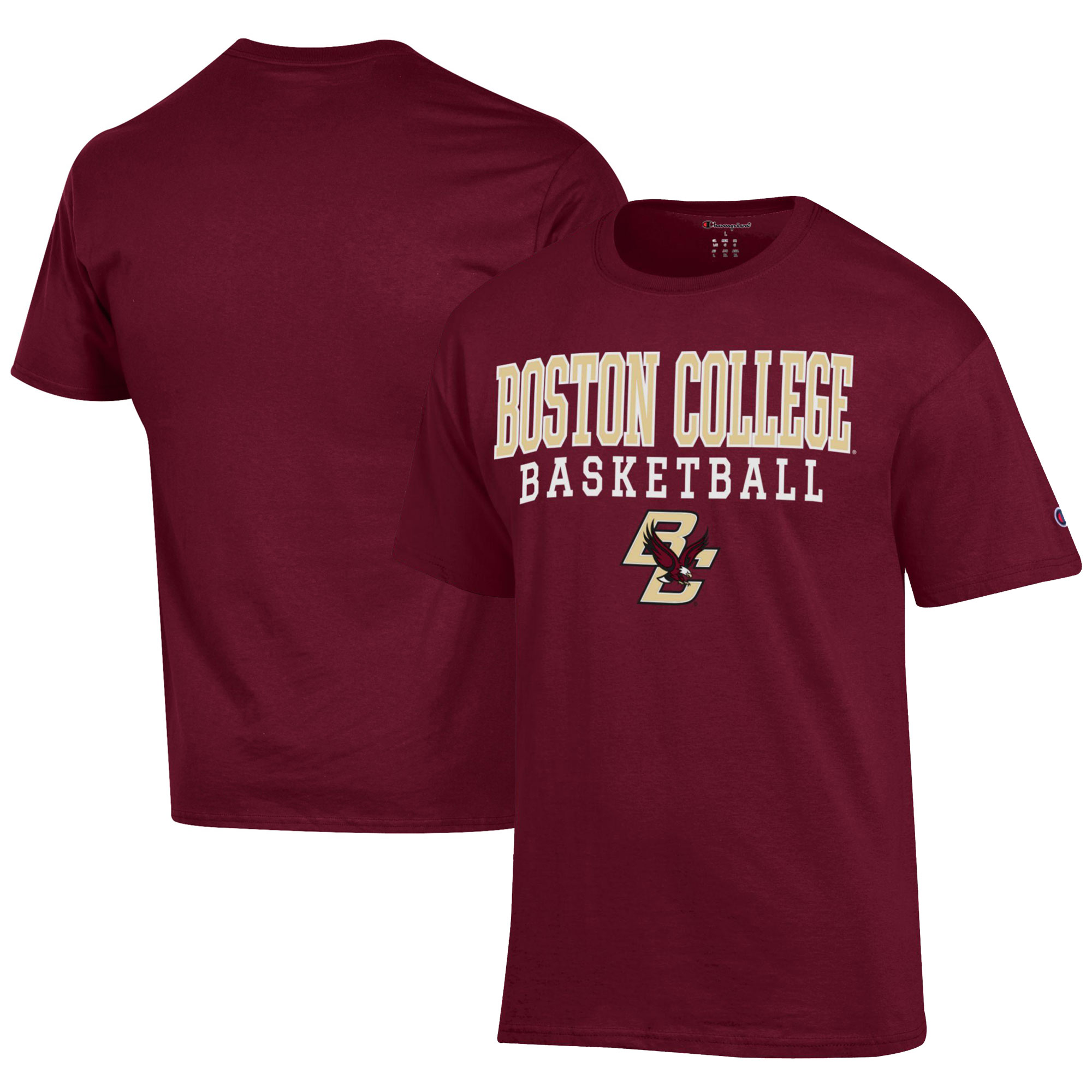 Men’s Champion Maroon Boston College Eagles Icon Logo Basketball Jersey T-Shirt Men’s Champion Maroon Boston College Eagles Icon Logo Basketball Jersey T-Shirt