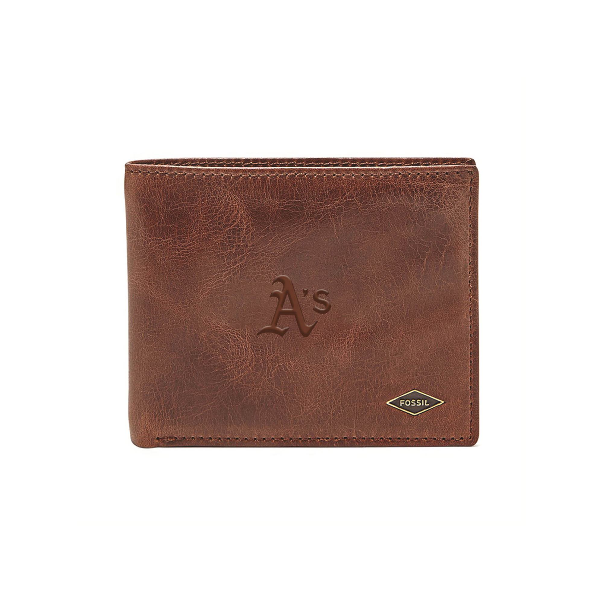 Fossil Brown Athletics Ryan RFID Flip ID Bifold
