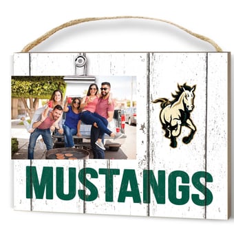 Cal Poly Mustangs 8" x 10" Weathered Clip It Frame