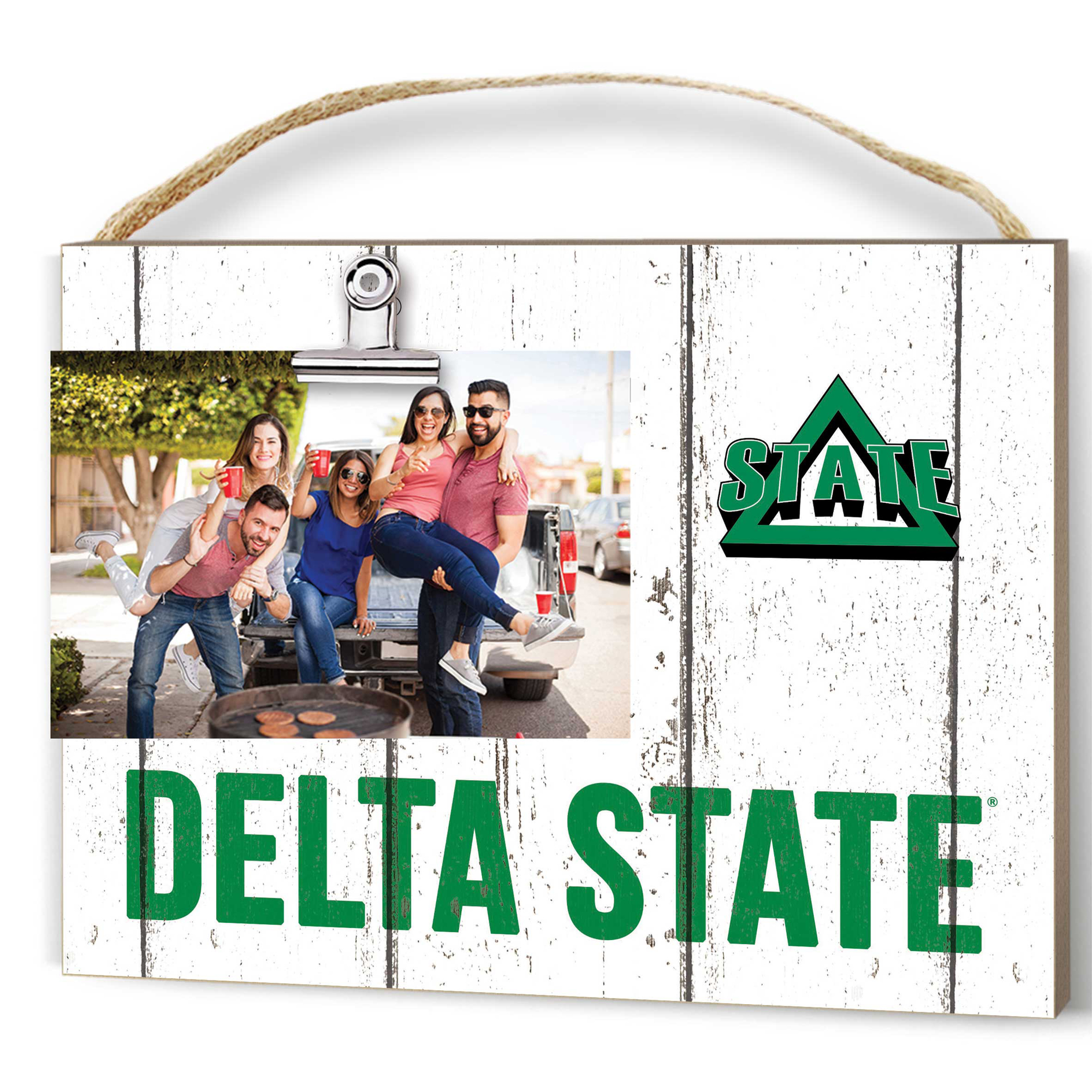 Delta State Statesmen 8" x 10" Weathered Clip It Frame