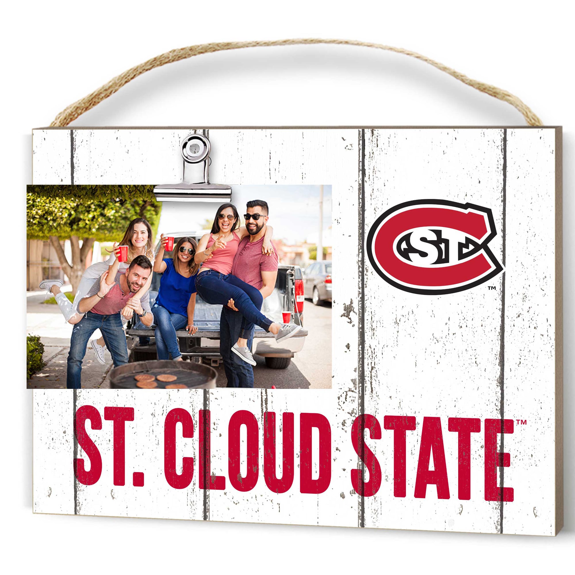 St. Cloud State Huskies 8" x 10" Weathered Clip It Frame