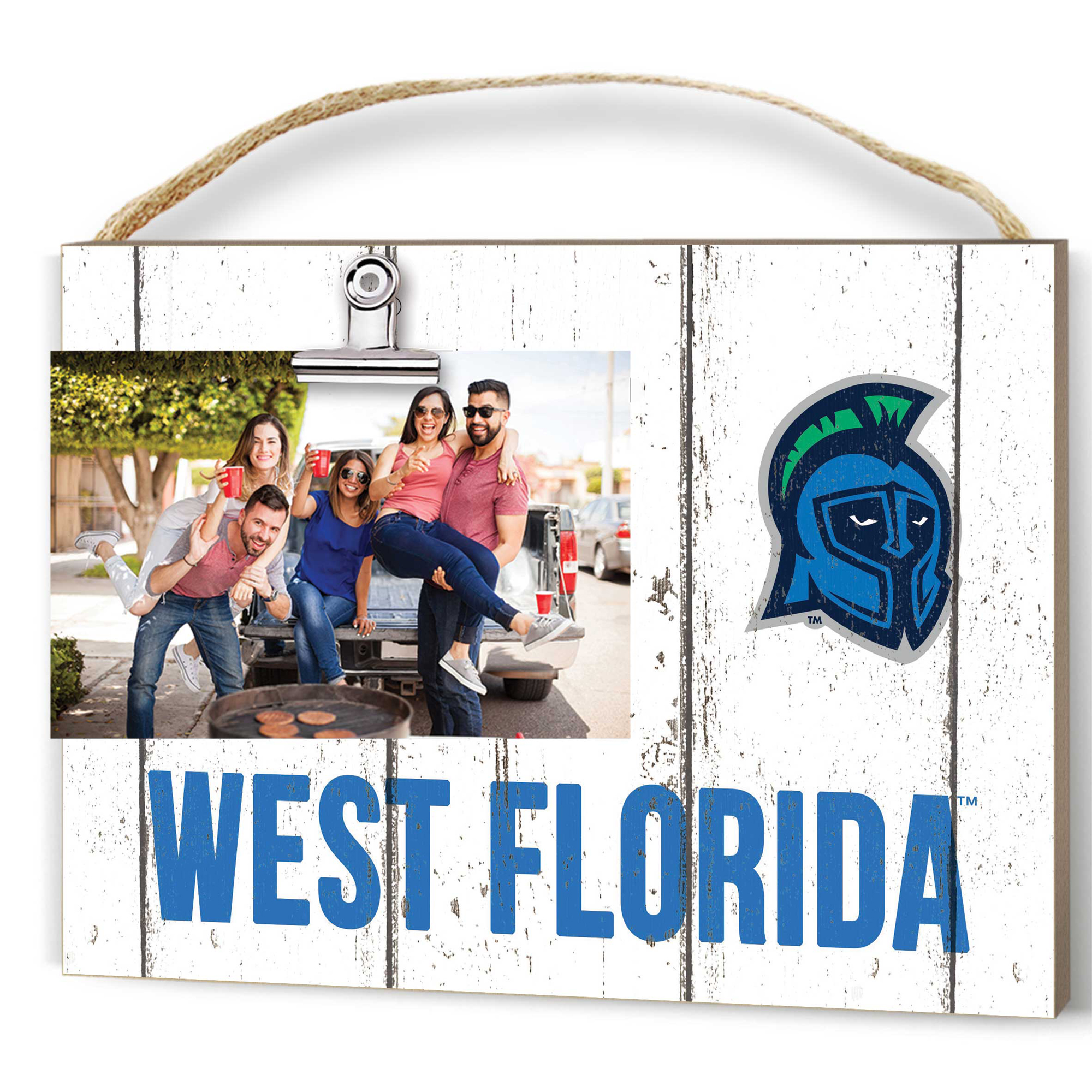 West Florida Argonauts 8" x 10" Weathered Clip It Frame
