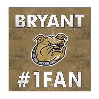 Bryant Bulldogs 10" x 10" #1 Fan Plaque