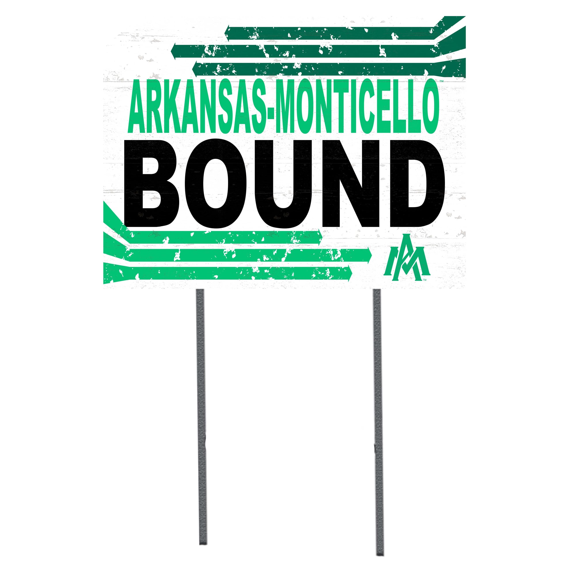 Arkansas-Monticello Boll Weevils 18" x 24" Bound Yard Sign