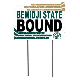 Bemidji State Beavers 18" x 24" Team Yard Sign