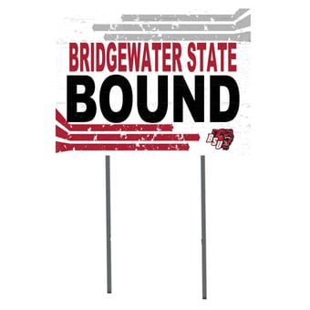 Bridgewater State Bears 18" x 24" Team Yard Sign