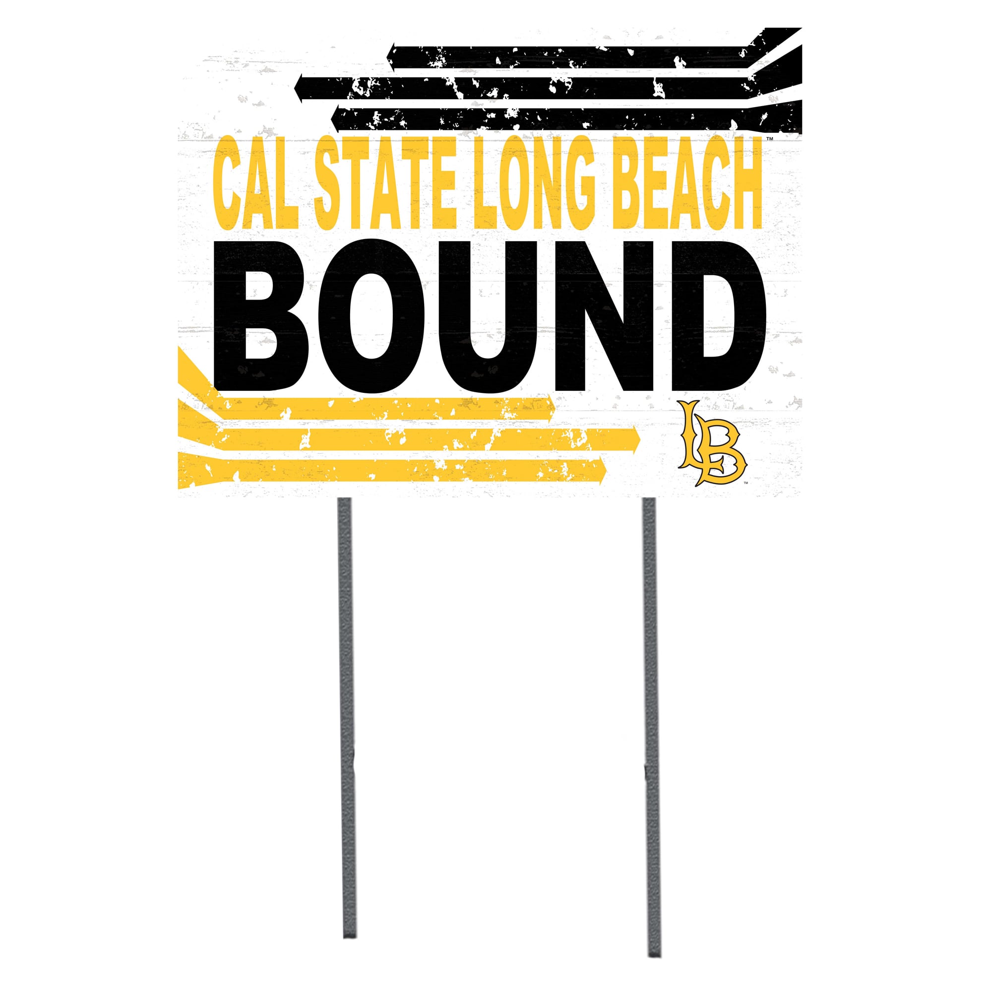 Cal State Long Beach The Beach 18" x 24" Team Yard Sign