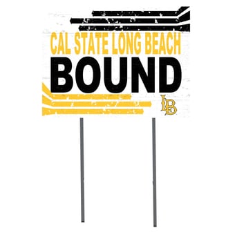 Cal State Long Beach The Beach 18" x 24" Team Yard Sign