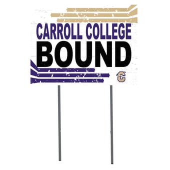 Carroll College Fighting Saints 18" x 24" Team Yard Sign