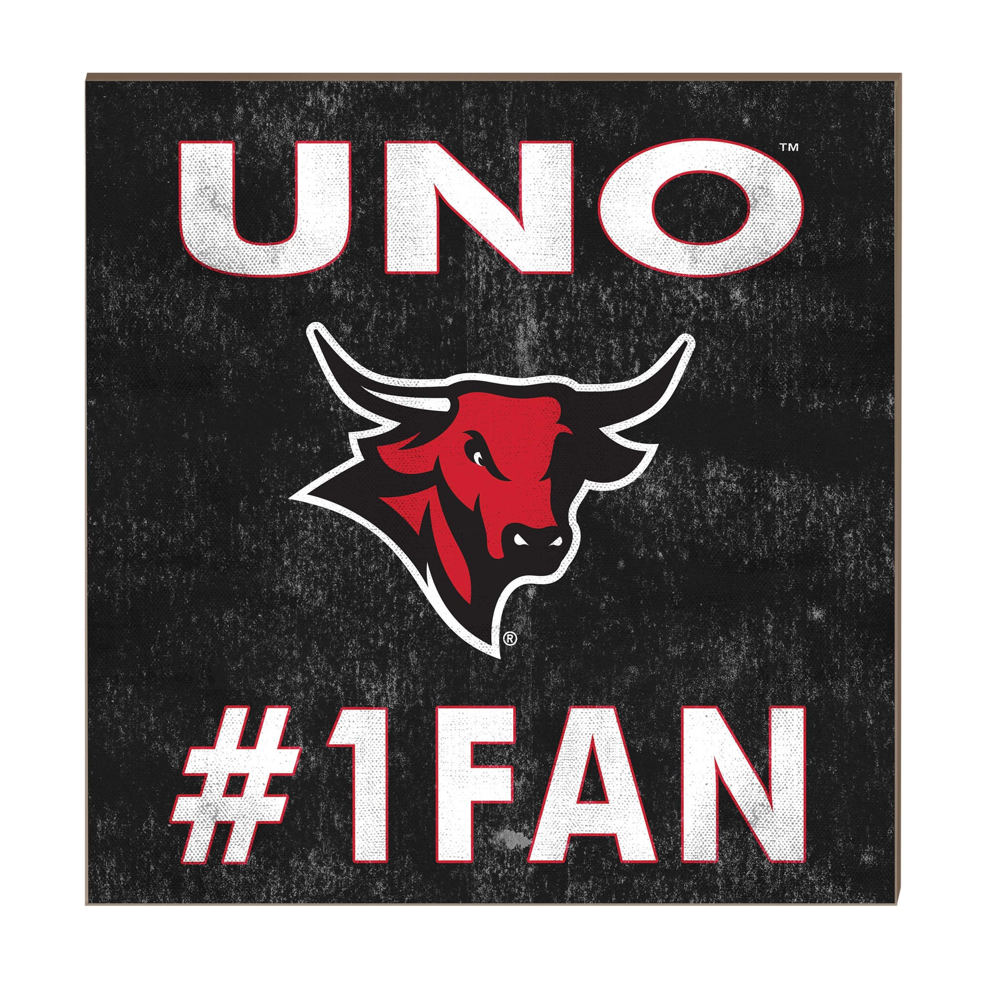 Nebraska Omaha Mavericks 10" x 10" #1 Fan Plaque