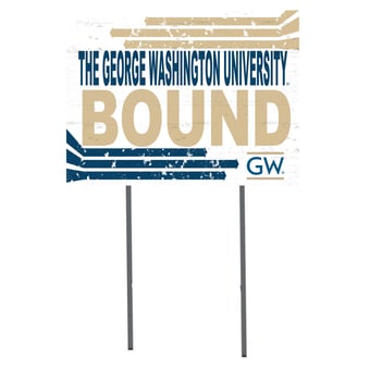 George Washington University 18" x 24" Team Yard Sign