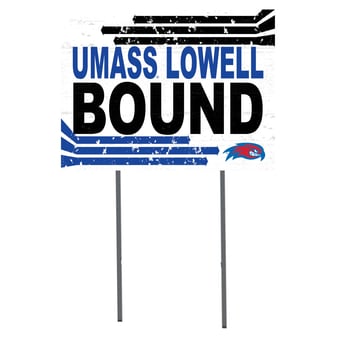 UMass Lowell River Hawks 18" x 24" Team Yard Sign