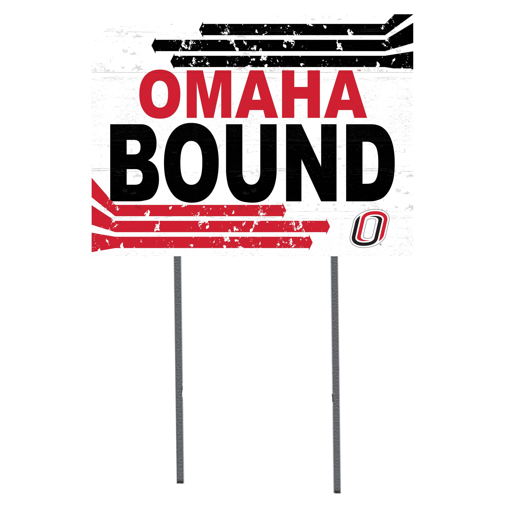 Nebraska Omaha Mavericks 18" x 24" Team Yard Sign