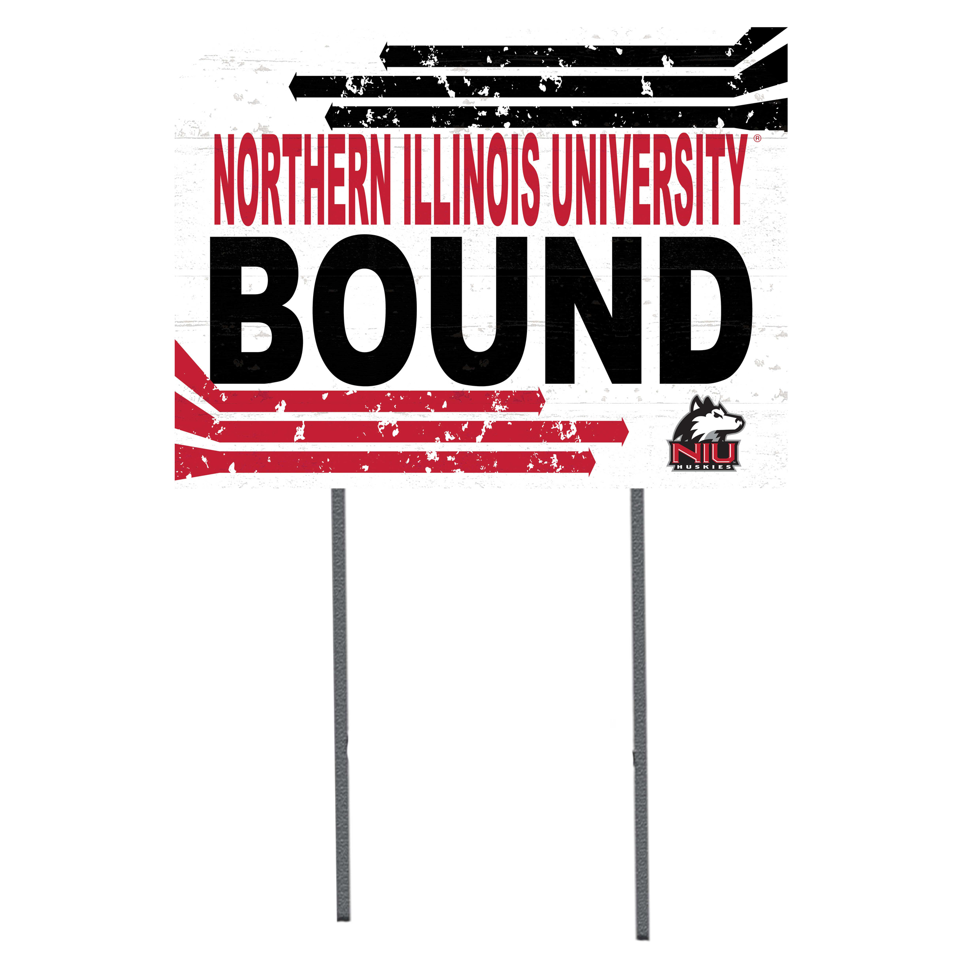 Northern Illinois Huskies 18" x 24" Team Yard Sign